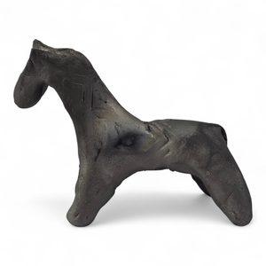 Cheval, figurine médiévale