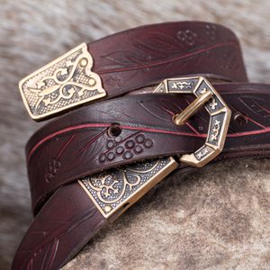 ARTHUR, luxury medieval belt, bronze