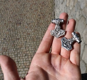 TÓR, THORS HAMMER, PENDANT, ZINC, ANTIQUE SILVER - VIKING PENDANTS{% if kategorie.adresa_nazvy[0] != zbozi.kategorie.nazev %} - JEWELLERY - BRONZE, ZINC{% endif %}