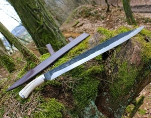 DAGUR, geschmiedete Wikinger Scramasax