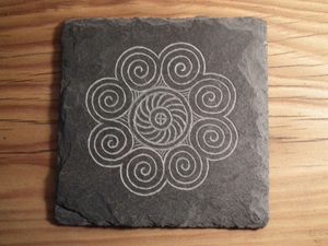 SUN SLATE COASTER
