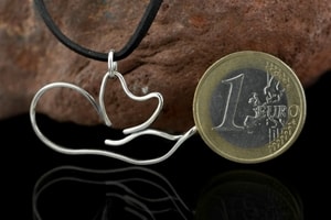 FOX, silver pendant