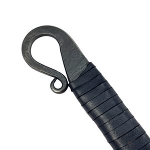 Spiral, Celtic forged knife, black