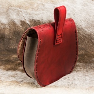 FEYKIR, VIKING BAG, RED - BAGS, SPORRANS{% if kategorie.adresa_nazvy[0] != zbozi.kategorie.nazev %} - LEATHER PRODUCTS{% endif %}