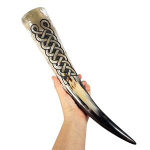 CELTIC KNOTS, drinking horn