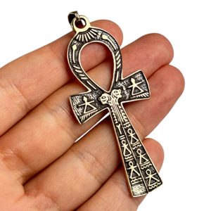 SOLAR ANKH - symbol of life, bronz