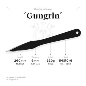 GUNGNIR, throwing knife