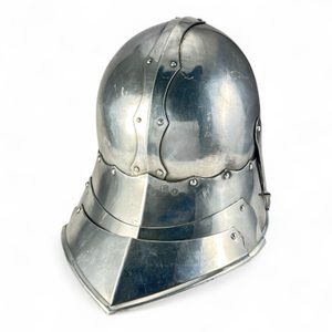 German sallet, medieval helmet - aluminium