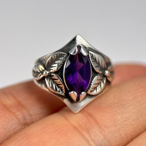SHAMROCK, Ring, Amethyst, Silber 925
