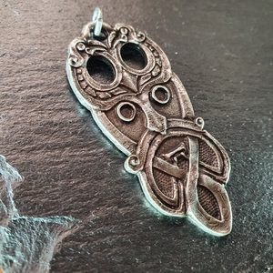 ÓDIN - Anhänger Zink Altmessing
