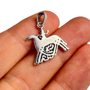 ODIN et SLEIPNIR - pendentif en argent Ag 925