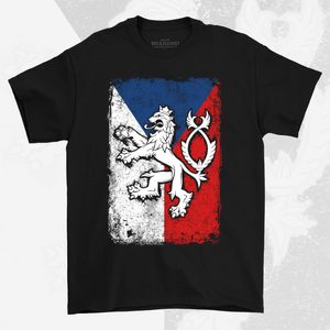 LION and CZECH FLAG, T-shirt