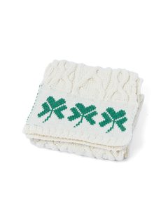Irish scarf - Shamrock, Aran