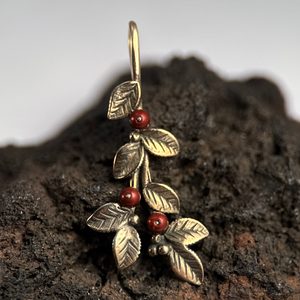Cranberries, Pendant, bronze