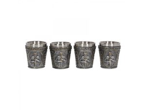 ARMOURED SHOT GLASS, SET OF 4 - TASSES, VERRES, OREILLERS{% if kategorie.adresa_nazvy[0] != zbozi.kategorie.nazev %} - DÉCORATIONS D'INTÉRIEUR{% endif %}