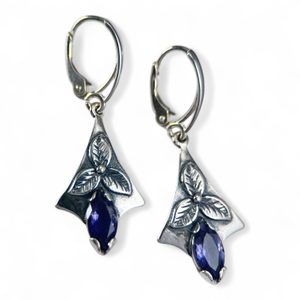 SHAMROCK, earrings, silver, ijolit