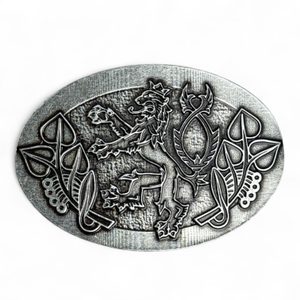 Czech Lion, Bohemia, belt buckle