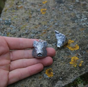 BOAR, MASSIVE SILVER PENDANT - PENDANTS{% if kategorie.adresa_nazvy[0] != zbozi.kategorie.nazev %} - SILVER JEWELLERY{% endif %}