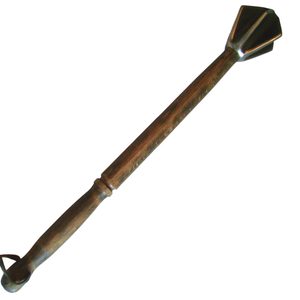 STEEL MACE with WOODEN STICK