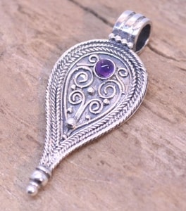 ROMAN PENDANT, II. Century, sterling silver