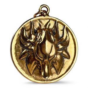 SLAVIC WOLF Pendant, bronze