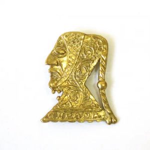 Hooded Man, medieval pilgrim badge