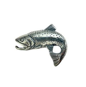 Trout - Fish, pendant, sterling silver
