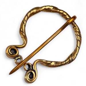 FIBULE MÉDIÉVALE EN BRONZE
