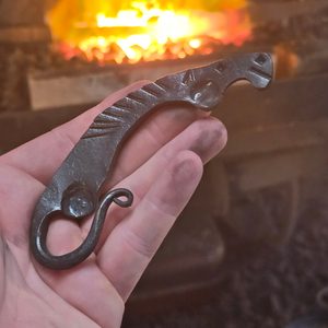 Forged bottle opener Horse's head