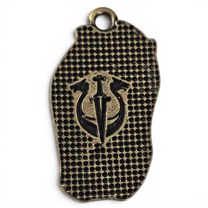 Pendant Tyrannosaurus rex, old brass