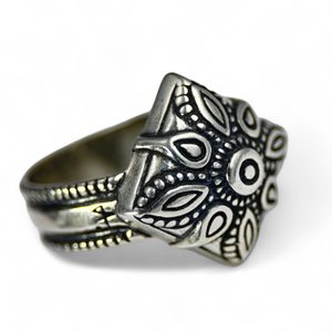 MEDIEVAL RING, 12th century, silver 925 13g