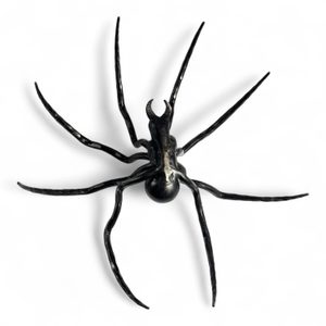 BLACK WIDOW, forged spider figure