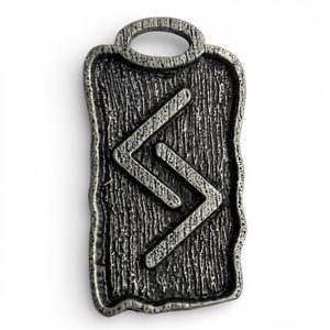 JERA, runový amulet, zinek