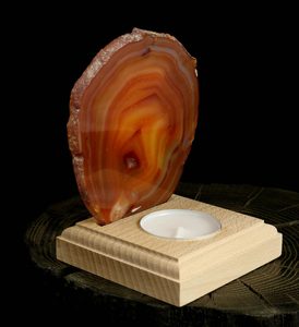 AGATE, CANDLEHOLDER FOR A TEA CANDLE - PRODUCTS FROM STONES{% if kategorie.adresa_nazvy[0] != zbozi.kategorie.nazev %} - MOLDAVITES, MINERALS, FOSSILS{% endif %}