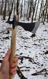 SVEBOR, SLAVIC AXE - GREAT MORAVIA - AXES, POLEWEAPONS{% if kategorie.adresa_nazvy[0] != zbozi.kategorie.nazev %} - WEAPONS - SWORDS, AXES, KNIVES{% endif %}