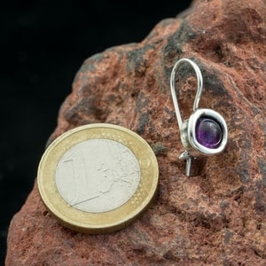 RIONA, EARRINGS, AMETHYST, SILVER - EARRINGS WITH GEMSTONES, SILVER{% if kategorie.adresa_nazvy[0] != zbozi.kategorie.nazev %} - SILVER JEWELLERY{% endif %}