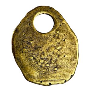 FEHU - rune, old brass