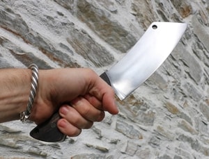 SANTOKU CLEAVER, FORGED KNIFE - KNIVES{% if kategorie.adresa_nazvy[0] != zbozi.kategorie.nazev %} - WEAPONS - SWORDS, AXES, KNIVES{% endif %}