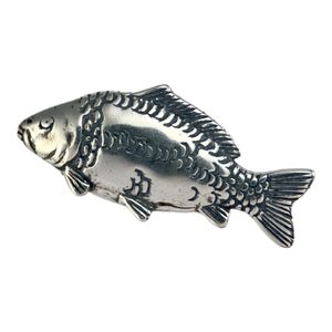 KARPFEN - Fisch, Anhänger zum Fischen, Silber 925