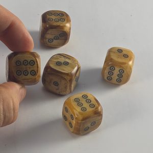 Playing dice XL, horn 1 piece