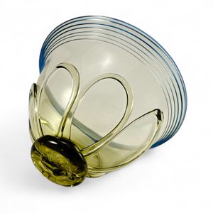 Viking cup Birka, green historical glass