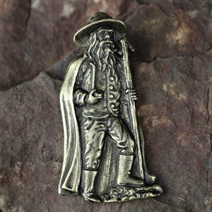 RÜBEZAHL - Mountain Spirit, amulet, zinc, antique brass