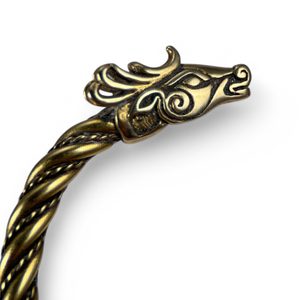 FIANNA, Celtic Deer, bracelet, brass