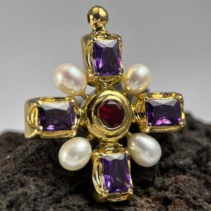 Croix noble médiévale de luxe, 15e siècle