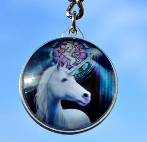 UNICORN, keyring, Anne Stokes