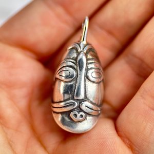 ASKA, massive silver viking pendant, Ag 925