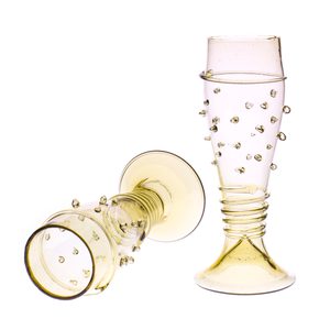 Réplique du verre médiéval, Bohême, xiv. siècle