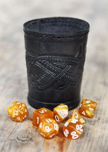 Lederbecher für Würfel - Viking