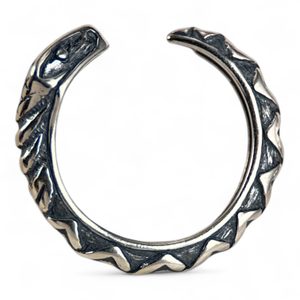 Serpent, bague en argent sterling
