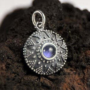 ISOLDA, Iolith, Silberanhänger Ag 925